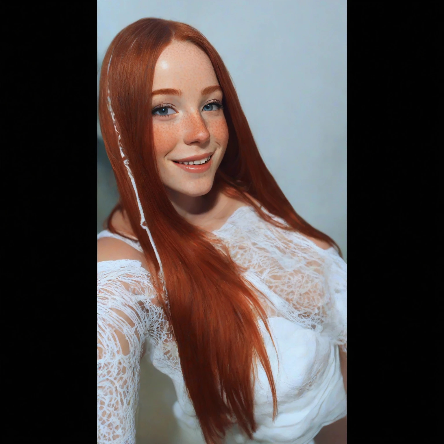 PEToonReal,
woman,redhead,freckles,smiling