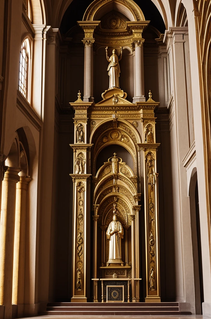 Andean altarpiece with three floors