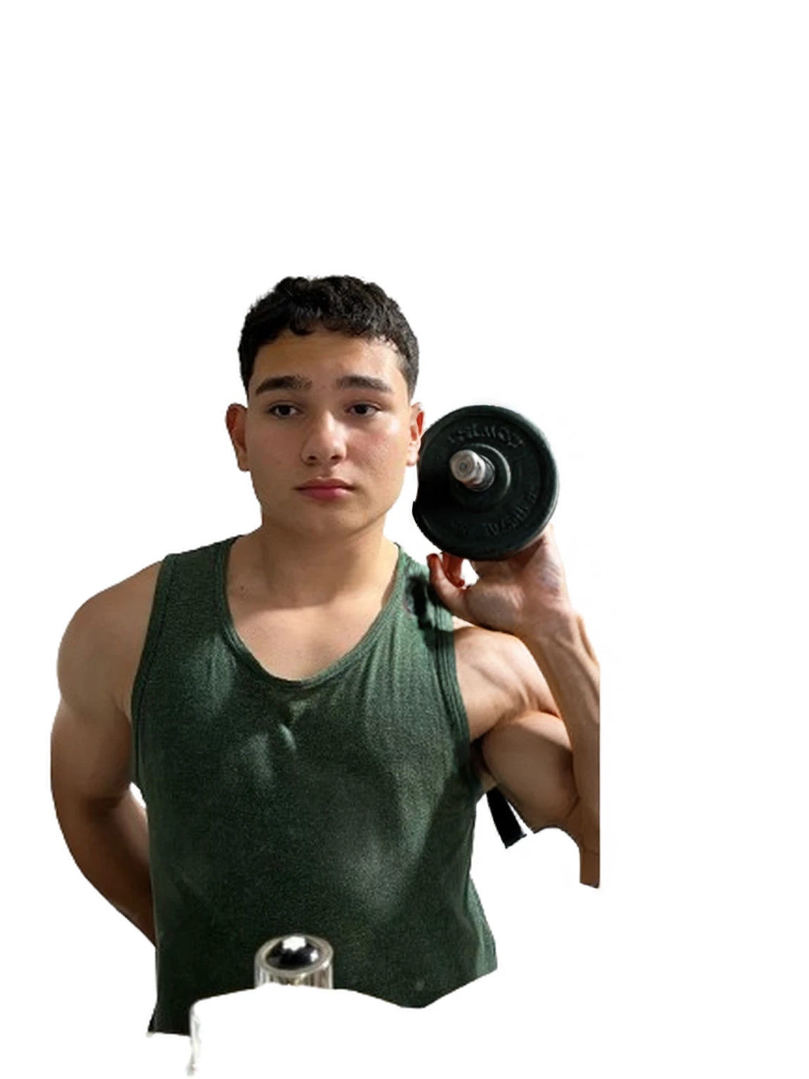 A muscular shoulder