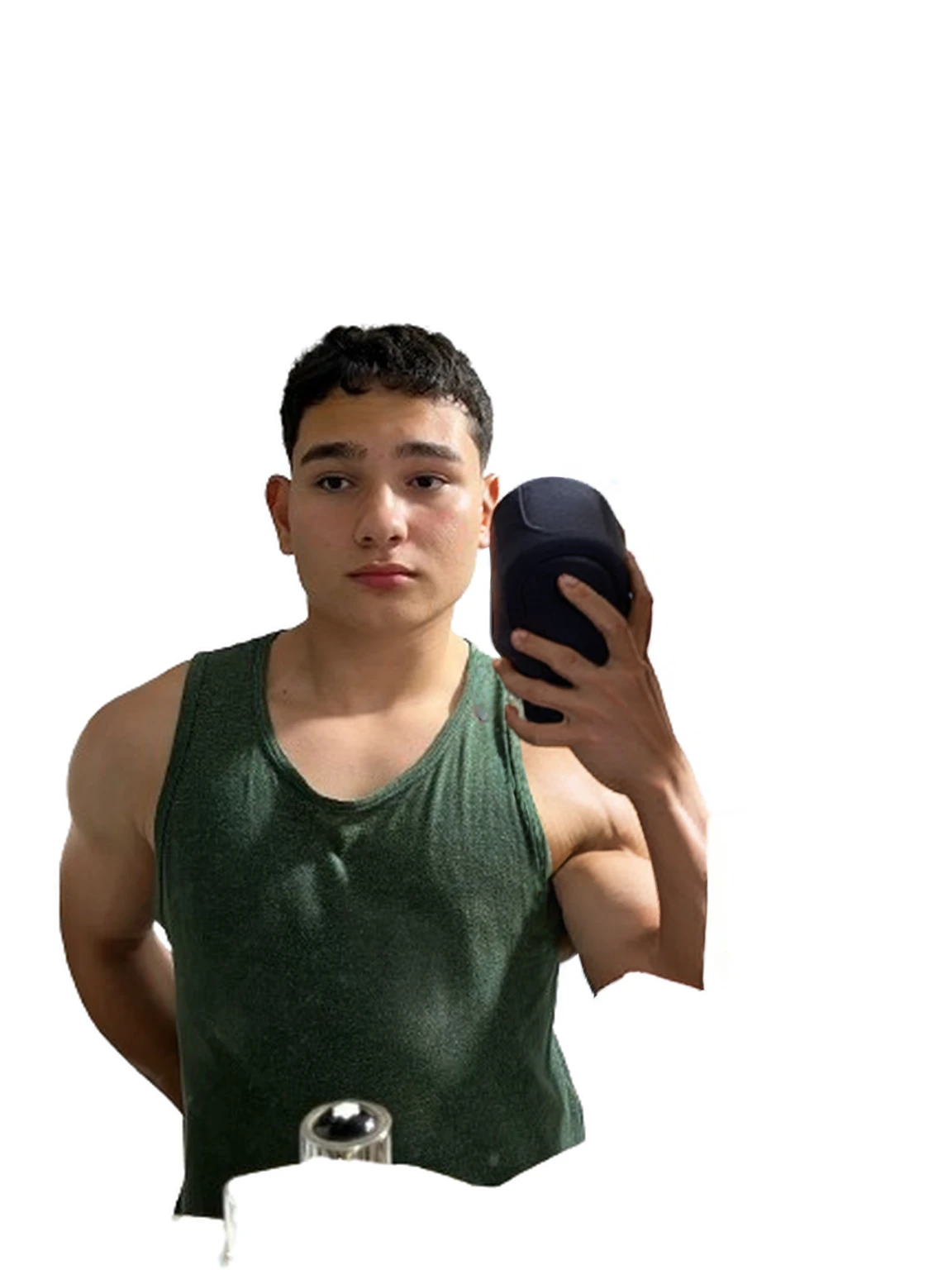 A muscular shoulder