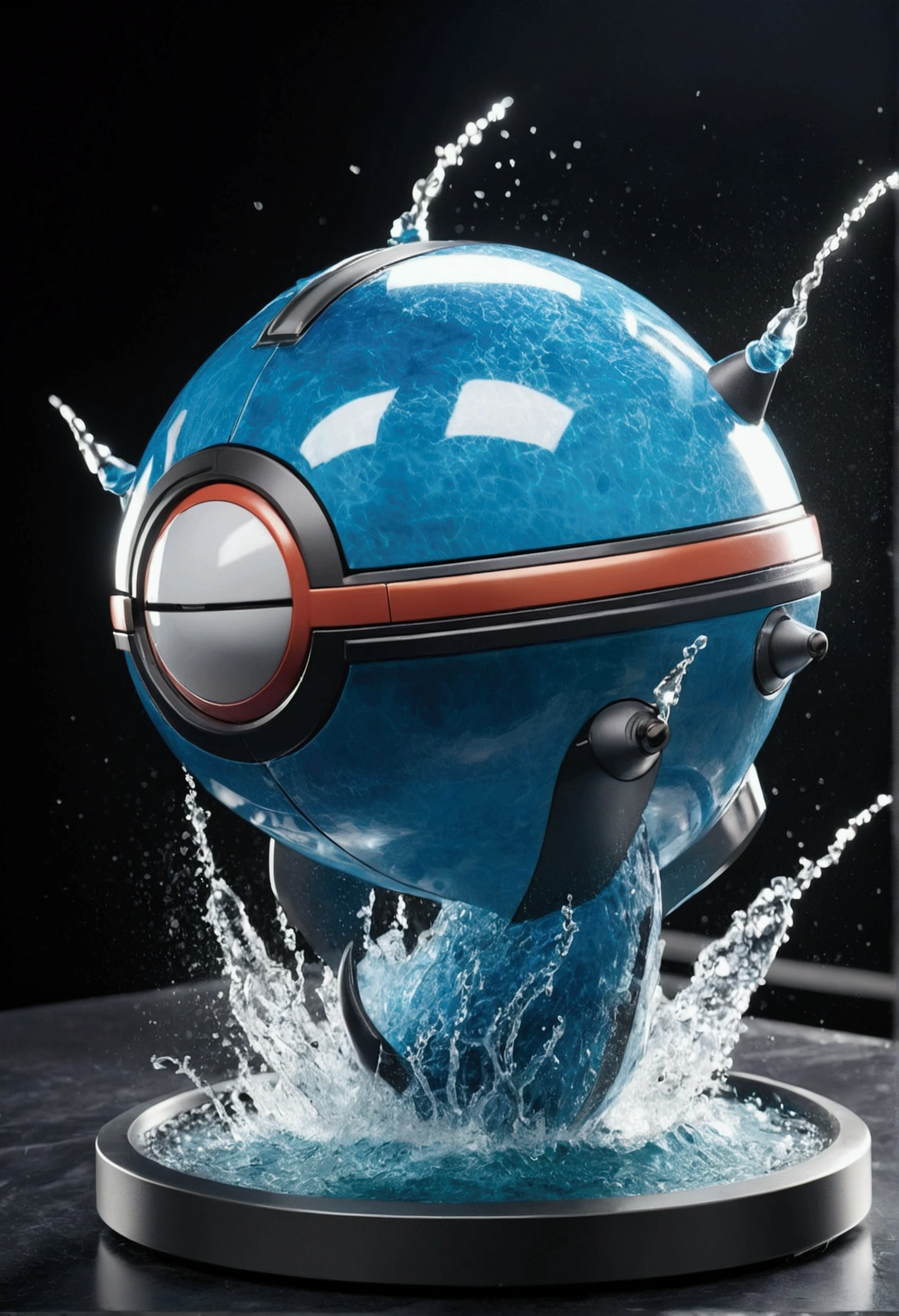 A brutal Pokémon with pressurized water jets on its shell. They are used for high speed tackles, masterpiece, best quality