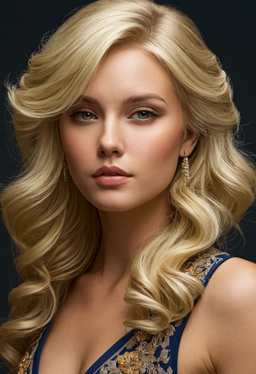 a blonde girl