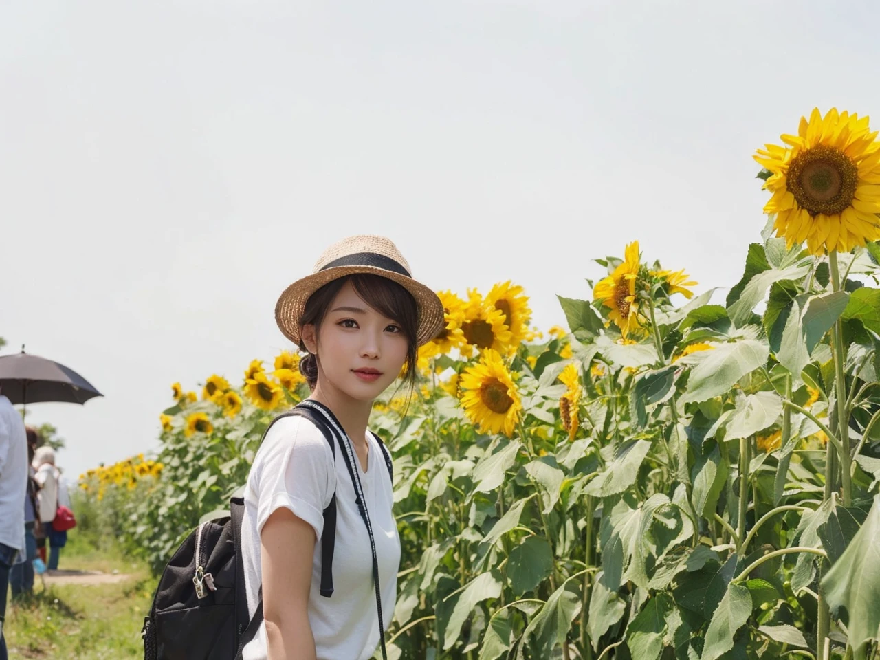 (​masterpiece:1.3), (8K, Photorealsitic, Raw photography, Top image quality: 1.4), Japan high school girls、(Random hairstyles:1.2)、cleavage of the breast:1.2、Super Detail Face、Eye of Detail、double eyelid、Bring your chest together、sharp focus:1.2、prety woman:1.4、light brown hair、top-quality、​masterpiece、超A high resolution、(Photorealsitic:1.4)、Highly detailed and professional lighting smile、Loose and light knitwear、Shoulder out、slender、serious facial expression、short-haired、Fatal position