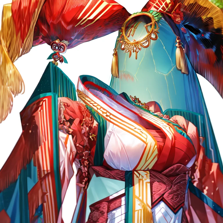 (masterpiece:1.4), (best quality), (detailed), 1 girls having fun,   ((invisible)), no humans, Faceless, Headless, kimono 