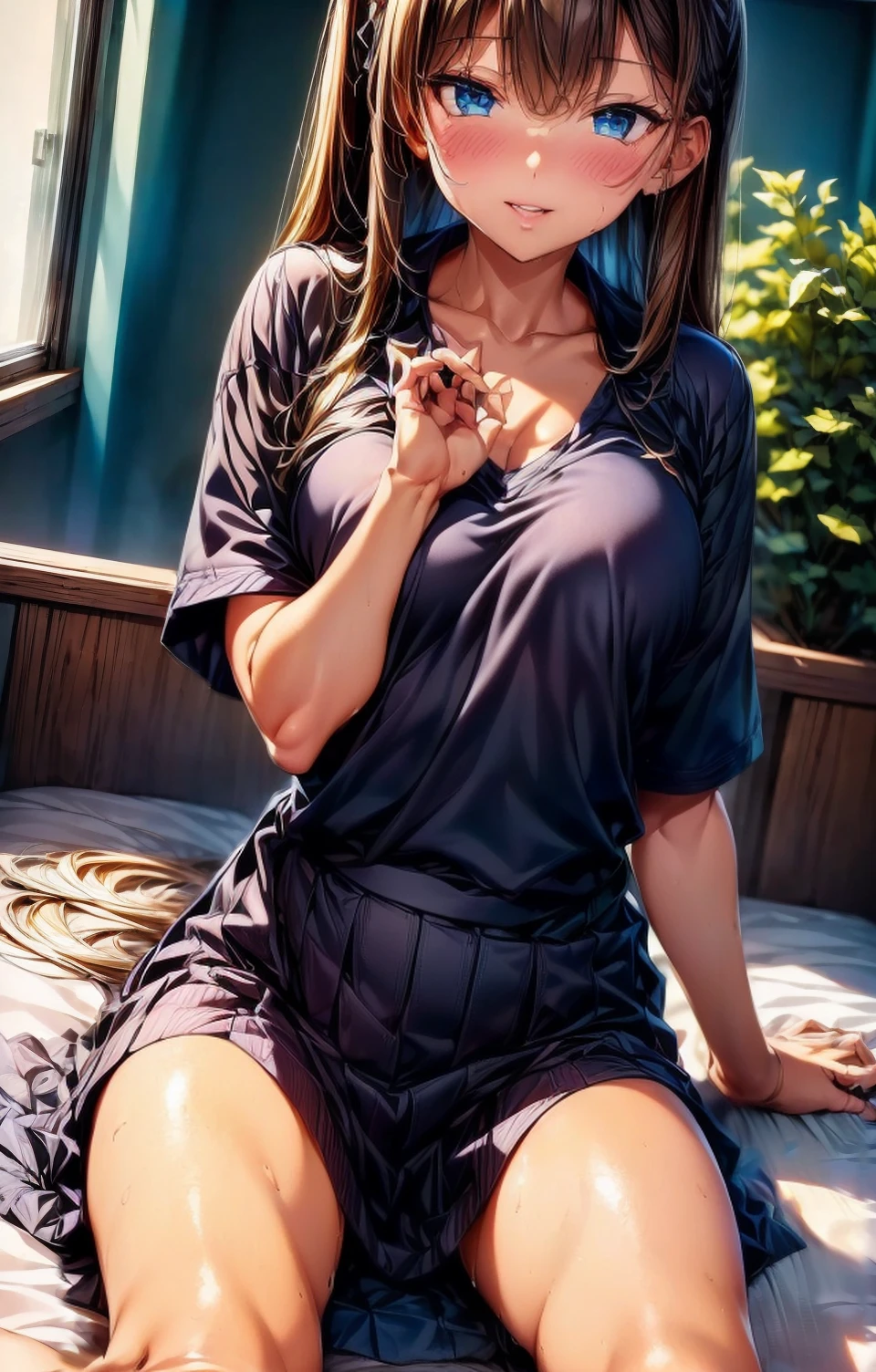 A boy lies in a bed at a transgender hospital.,The operation was successful,Become beautiful and charming,Idol sister wearing black silk