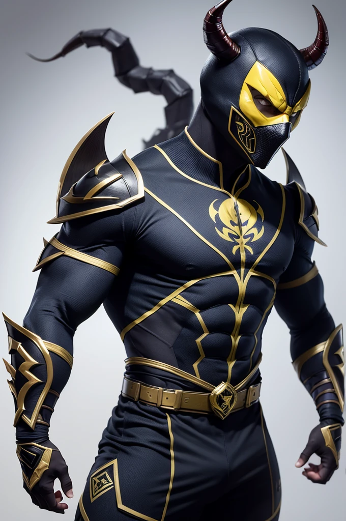 Character derived from a fusion between CR7 and SCORPION from Mortal Kombat