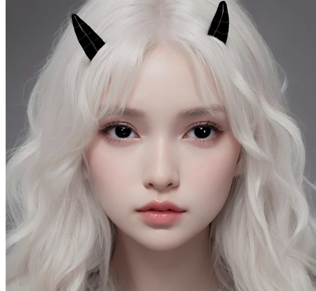 Cute Kawaii cute horns beautiful eyes