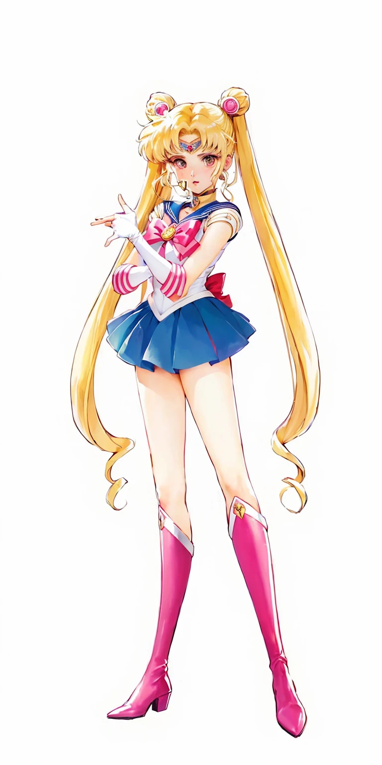 Sailor girl with long blond hair and pink boots, Sailor Moon!!!!!!!!, Sailor Moon style, author：Sailor Moon, the Sailor Moon. beautiful, inspired author：Sailor Moon, Cute, Leaked images, Magical girl, Headquarters Artwork, Sailor Suit, zerochan art, Anime Princess, zerochan, Sailor Moon aesthetic, portrait of Magical girl, high resolution, high resolutionolution!!