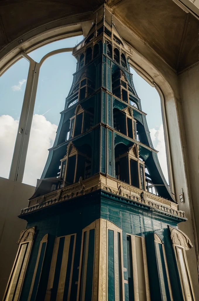 ((best quality)), ((masterpiece)), (detailed), torre eifel em chamas e avião batendo nela
