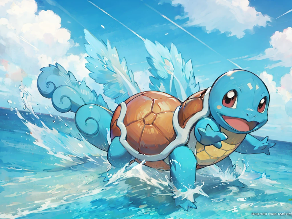 (Best image quality), Squirtle_Pokemon, (Very detailed)