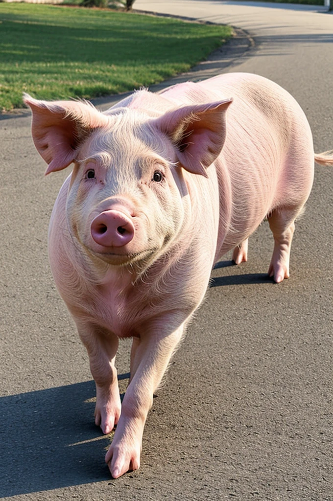 Pig combined with dog 