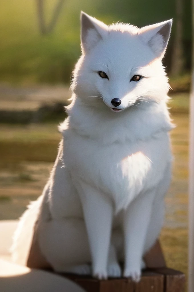 A cute arctic fox, 8k, naturals, 