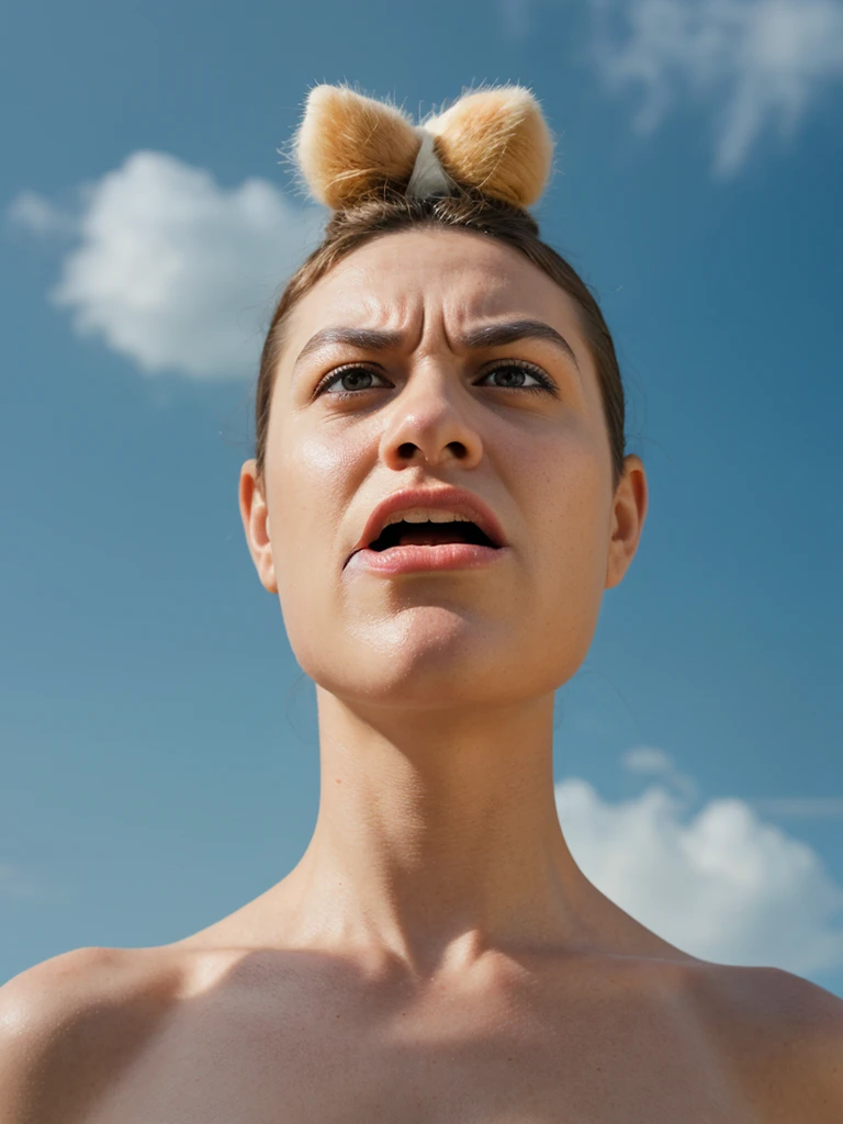 Taoi pai pai - angry face - hyperrealistic image full in hd
