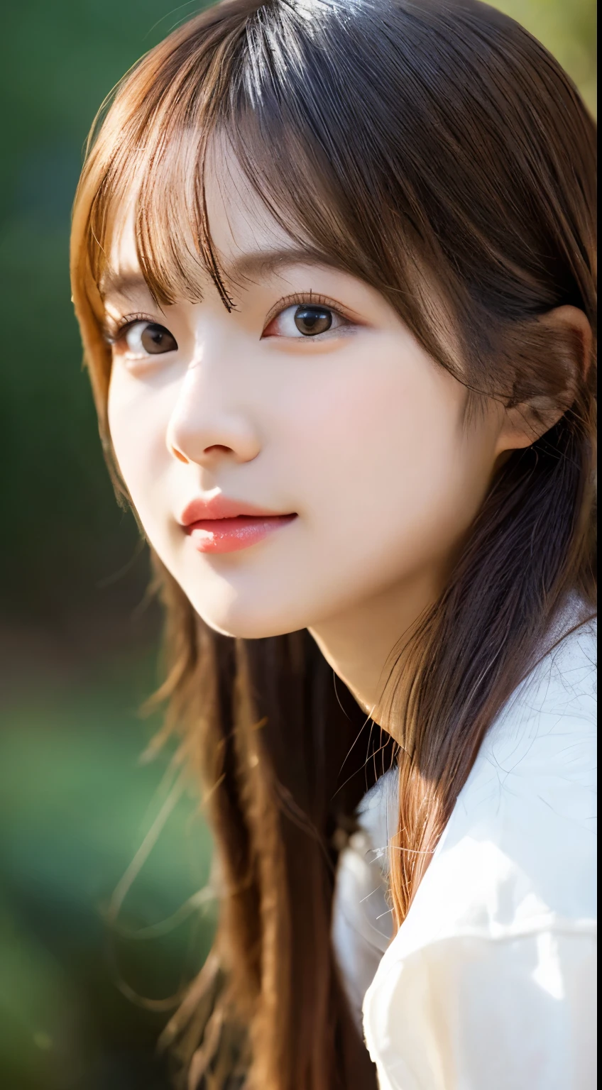 finely detail, hight resolution, hightquality、Perfect dynamic composition, Beautiful detailed eyes, Medium Hair, 、Natural Color Lip,Kamimei、30-year-old girl、1 persons、Transparent skin、Glowing hair、masutepiece, Best Quality, Illustration, Ultra-detailed, finely detail, hight resolution, 8K、The correct state of the human body、crouching down、Gravure Model Pose,Hair soaring in the wind
