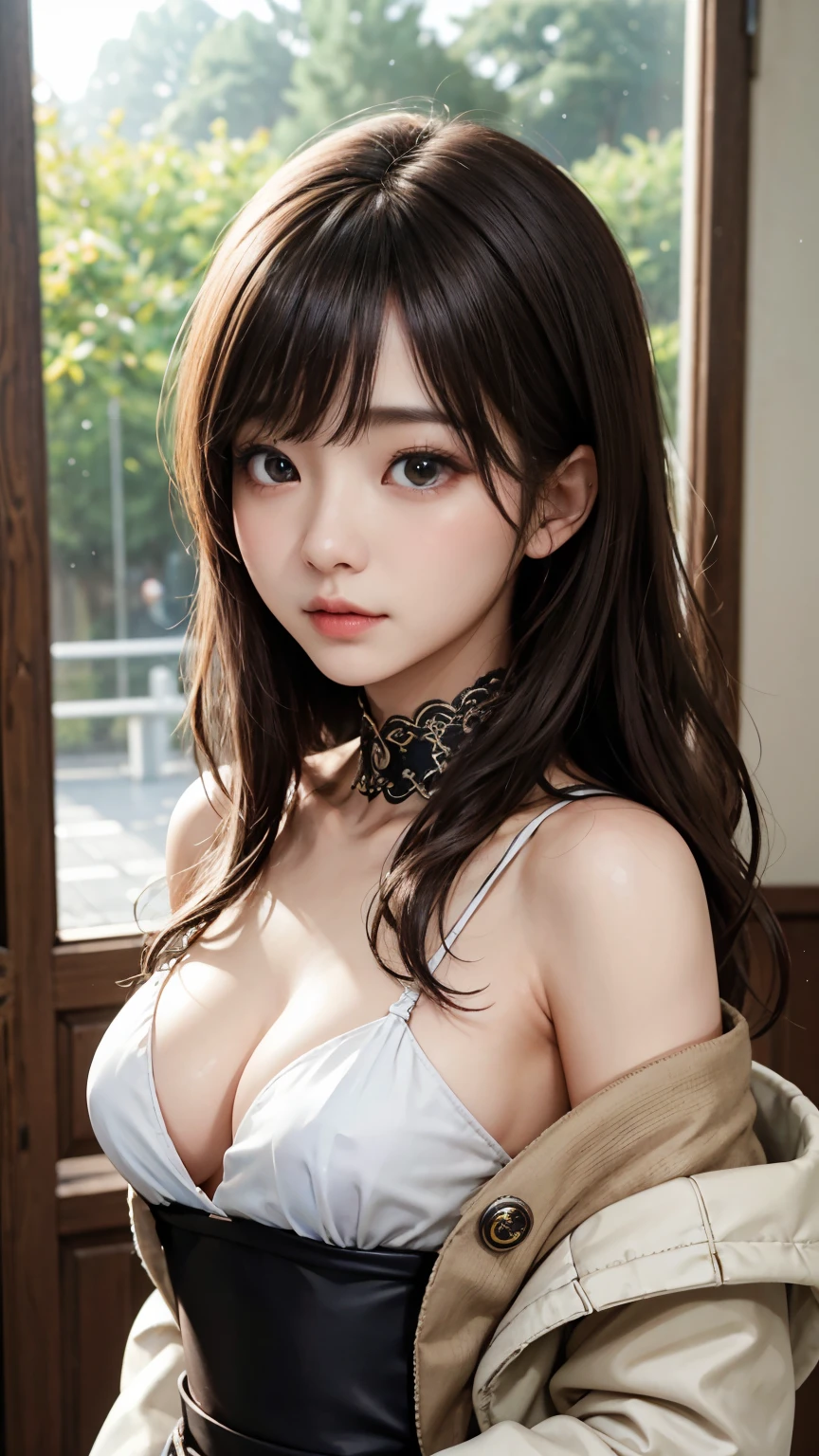 (最高qualityのディテール)、Realistic、8K Ultra HD、High resolution、(One Girl:1.2),(Fatal Beauty,Attractive beauty) ,(A supple and powerful physique),(Sensual charm),(Mysterious charm:1.1),(Captivating silhouette),The 超detailedな、高qualityのテクスチャ、複雑なdetailed、detailed、非常にdetailedなCG、高qualityの影、detailed 美しく繊細な顔、detailed 美しく繊細な目、Written boundary depth、Ray Tracing、20th Generation、Cute K-Pop Girls、(The Face of Ulzan in Korea)、Thin face、(Urzan-6500-v1.1:0.6)、PurerosFace_v1、Glowing Eyes、Perfect body、 Viewer Display、(最高qualityのディテール:1.2)、Realistic、8K Ultra HD、High resolution、Woman close up， realistic girl rendering, 8k artistic german bokeh, Enchanting girl, Real Girls, Gurwitz, Gurwitz-style artwork, Girl Roleplay, Realistic 3D style, cgstation Popular Topics,, 8K Portrait Rendering,（truth，truth：1.4），(Sparkling eyes girl:1.2)、The 超detailedな、高qualityのテクスチャ、複雑なdetailed、detailed、非常にdetailedなCG、高qualityの影、detailed 美しく繊細な顔、detailed 美しく繊細な目、Written boundary depth、Ray Tracing、20th Generation、Cute K-Pop Girls、(The Face of Ulzan in Korea)、Thin face、(Urzan-6500-v1.1:0.6)、cheek、Glossy Lips、、High resolution, Best image quality, 最高quality, Realistic, 超detailedな, Photorealistic, 4K 8K Ultra HD Full Color RAW Photos, Fujifilm(Medium format), Hasselblad, Carl Zeiss, Incredible dynamic range photography(utility_art：Smooth-768:1.1),High resolution, High pixel count, 明確なdetailed, Clear images, Natural color reproduction, Noise Reduction, High fidelity, quality, Software Improvements, Upscaling, Optimized Algorithms, Professional-level retouching,

1. Oversized coat:

The coat is、Choose an oversized design that covers from shoulders to knees.。Color is classic navy or black、or warm khaki or beige, wait.、Choose colors that match the season。
2. Knitted sweater or turtleneck:

To protect yourself from the cold、Knitted sweater or turtleneckを選択してください。Match the texture and color of the knit to the coat.。
3. Wide leg pants:

For pants, Choose a wide-leg design、Combines ease of movement and style。Denim in dark tones or black trousers will look good.。
4. Knee-high boots:

What is included in an oversized coat、足首からふくらはぎまでカバーするKnee-high bootsとの組み合わせ。Boots are black or dark brown and chic.、Gives a stylish impression。
5. accessories:

シンプルなゴールドまたはシルバーのaccessoriesを選択してください、Add elegance to your outfit。for example、Long necklaces and large earrings are recommended.。
6. Handbags:

Handbags、Choose a color that matches the tone of your outfit.。Shoulder bags and tote bags are convenient and stylish。
7. Compensateと髪型:

Compensate, Choose natural colors that flatter your skin。Wavy Hair、By creating loose curls、Appeal to softness。