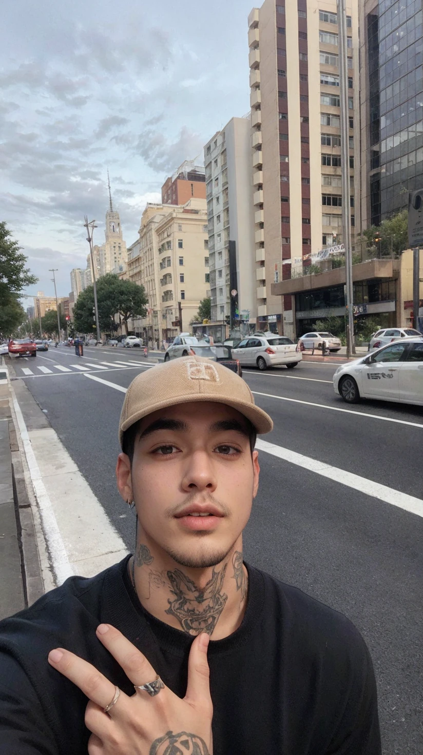 Youngh, age 25, smooth handsome goatee