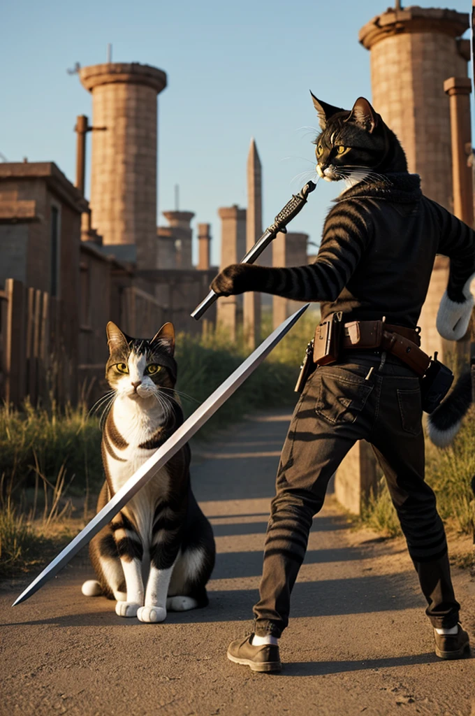 Create cats with weapons 