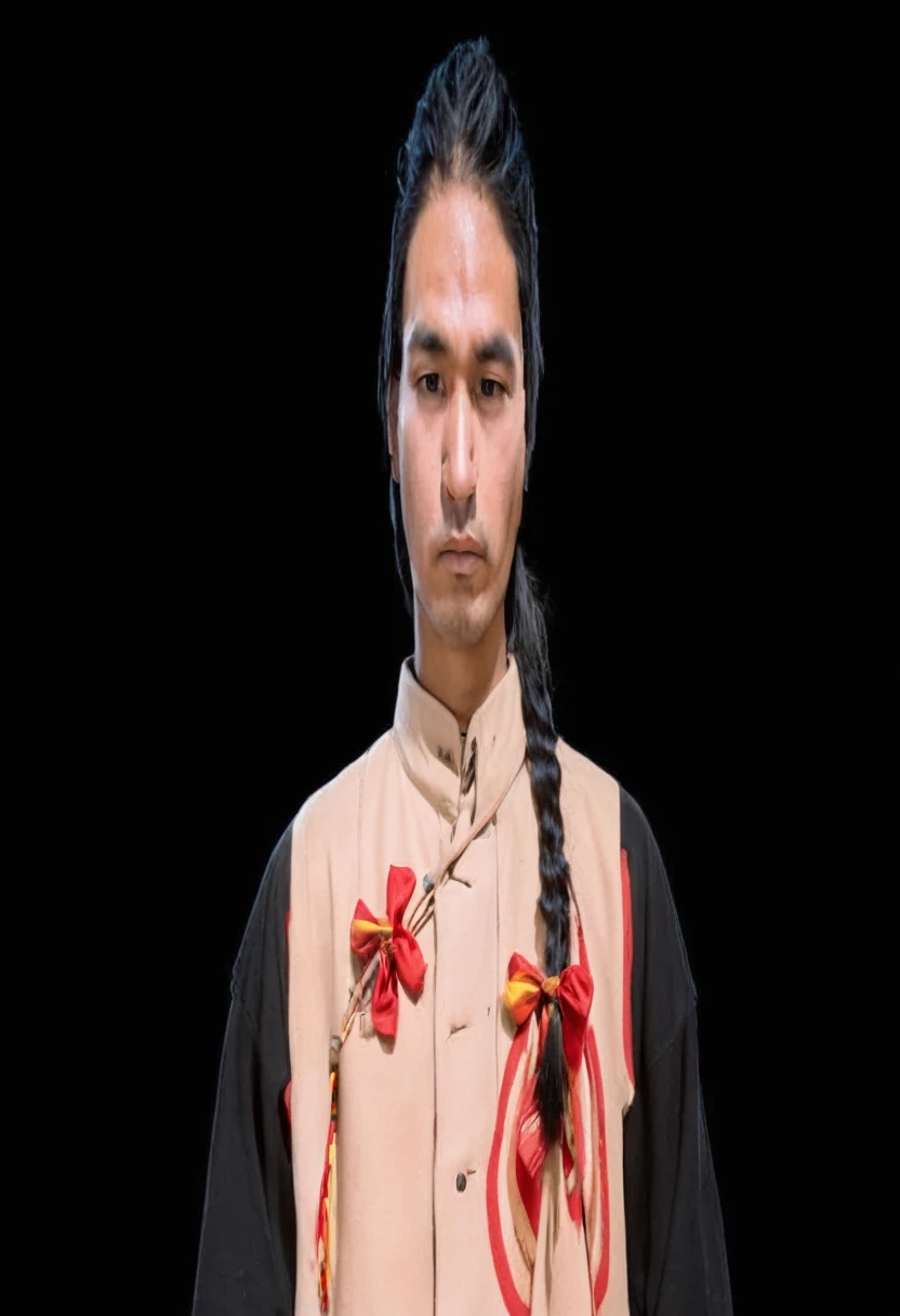 American Indian man face