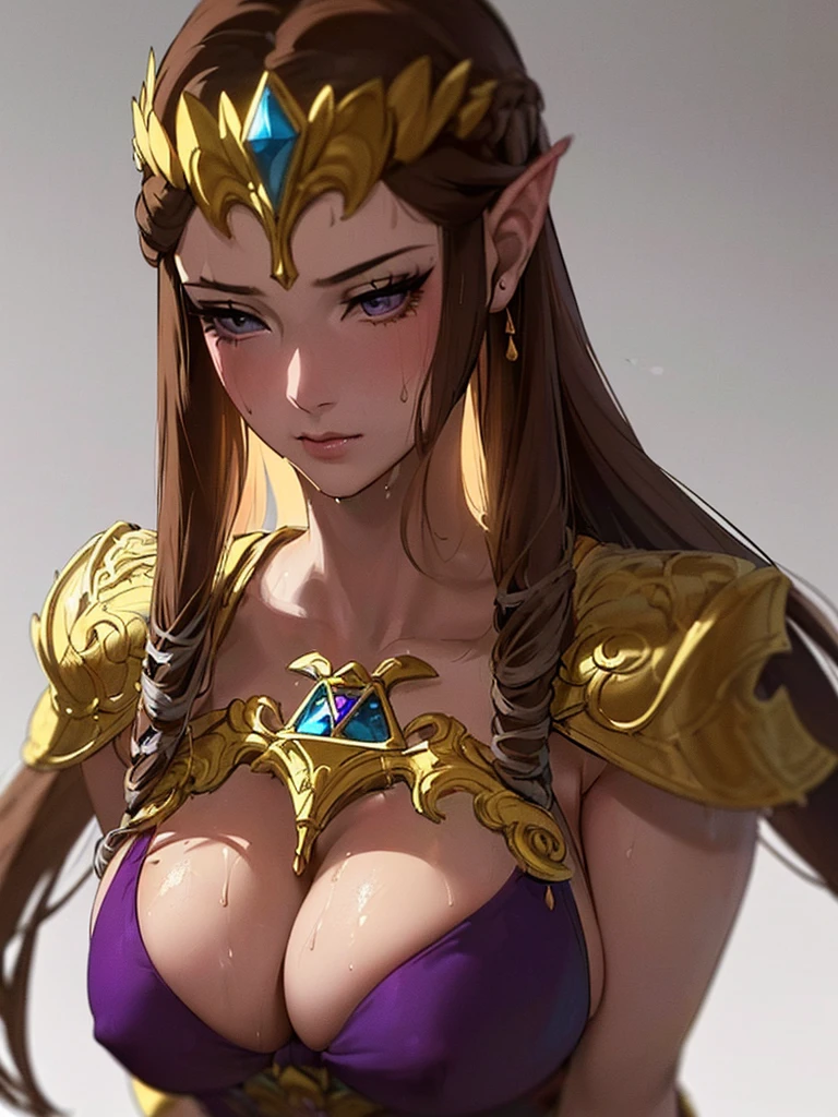 (((Face close-up,Facing forward))),(((No background))),(Close ~ eyes,Long eyelashes)),((((Portrait of a woman alone)))))),((Upper Body)),((alone)),((Exposed shoulders)),Anime art style,masterpiece,(Highest quality), (Super detailed),(Very delicate and beautiful),(alone),(detailedな顔と目,(A truly gorgeous jeweled ruffled rococo ball gown dress),(((Mature、Sweaty busty woman,Queen))),((1 Queen in a beautiful embroidery and jeweled absolutely gorgeous rococo ballgown dress with voluminous full length hoop skirt)),((Wavy super long hair)),,Cleavage,(bed),lengthーgloves,((((Front view)))),((((Adult Expressions)))),((((Beautiful Face)))),((((dress)))),((((Messy super long dark brown hair)))),((Cleavage))Princess Zelda,((chest is slightly exposed)), ((Highest quality)),,(Very detailed) ,((Purple Blouse)),((Hair spreading in the wind)),Brown Hair,(()),, ((Highest quality)), (Very detailed),((detailed)),(((pray))),Nintendo, The Legend of Zelda),,((alone)), ((Highest quality)), (Very detailed), ,