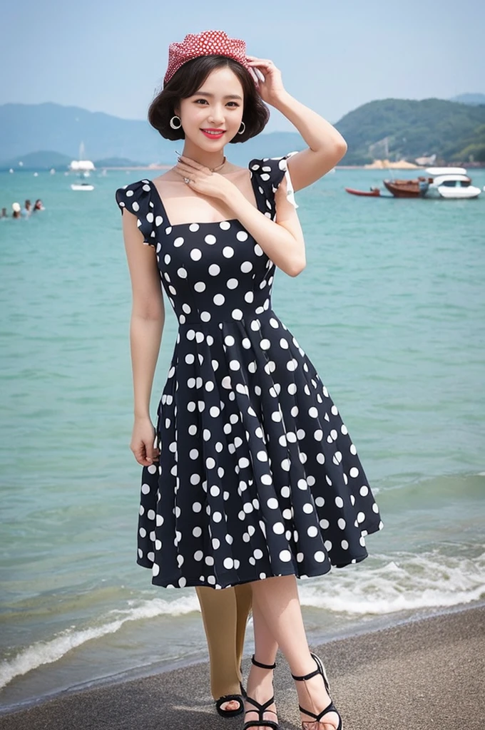 This summer，It is a good idea to choose a few fashionable dresses。Dress is not only easy to match，It can also show the elegance and charm of women。Here are some suggestions，帮助你选择适合This summer的时尚连衣裙：Polka dot dress：Polka dot elements are retro and fashionable，选择一件Polka dot dress，Whether it is a big wave point or a small wave point，Can bring a playful feeling。Pair it with a pair of retro-style high heels，Can increase the fashion sense of the overall outfit。