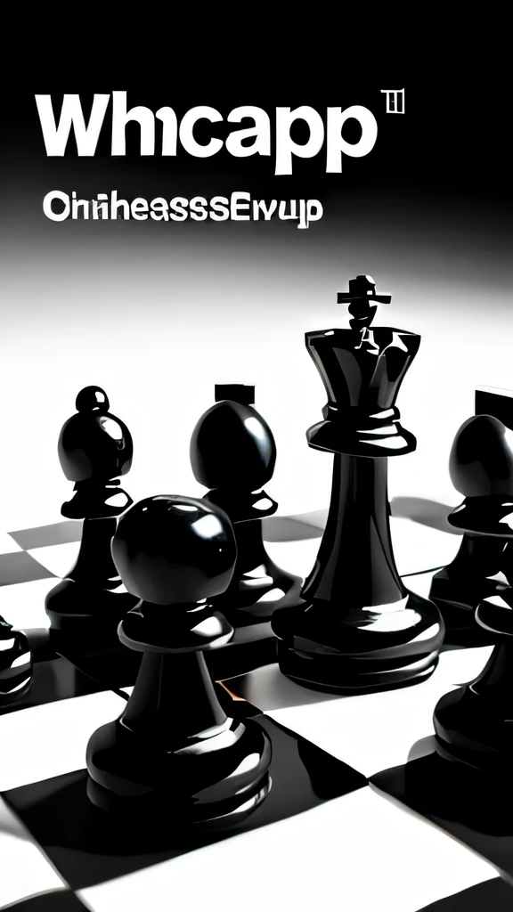 A logo for a WhatsApp group on chess