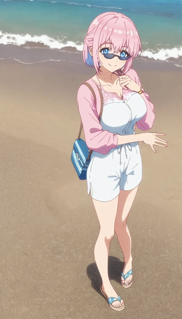 a girl, Ochako Uraraka de Boku no hero, pelada, sexy, nua, sem roupa, peitos grandes, bunda grande, peitos nus, vagina nua, bunda nua, gostosa, mamilos pontudos, se masturbando, female masturbation, Solo masturbation, dedos na vagina, gozo, gozada, gozando, prazer, orgasmo, em uma praia, fundo de praia, melhor qualidade, high resolution, Papel de parede da unidade 8k, (illustration:0.8), rosto extra detalhado, perfect lighting, extremamente detalhes CG, (perfect hands, Anatomia perfeita)