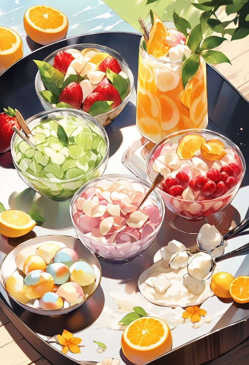 On a hot summer day、Enjoying cold sweets is the ultimate luxury。Today is、Easy summer sweets to make at home make eat woman