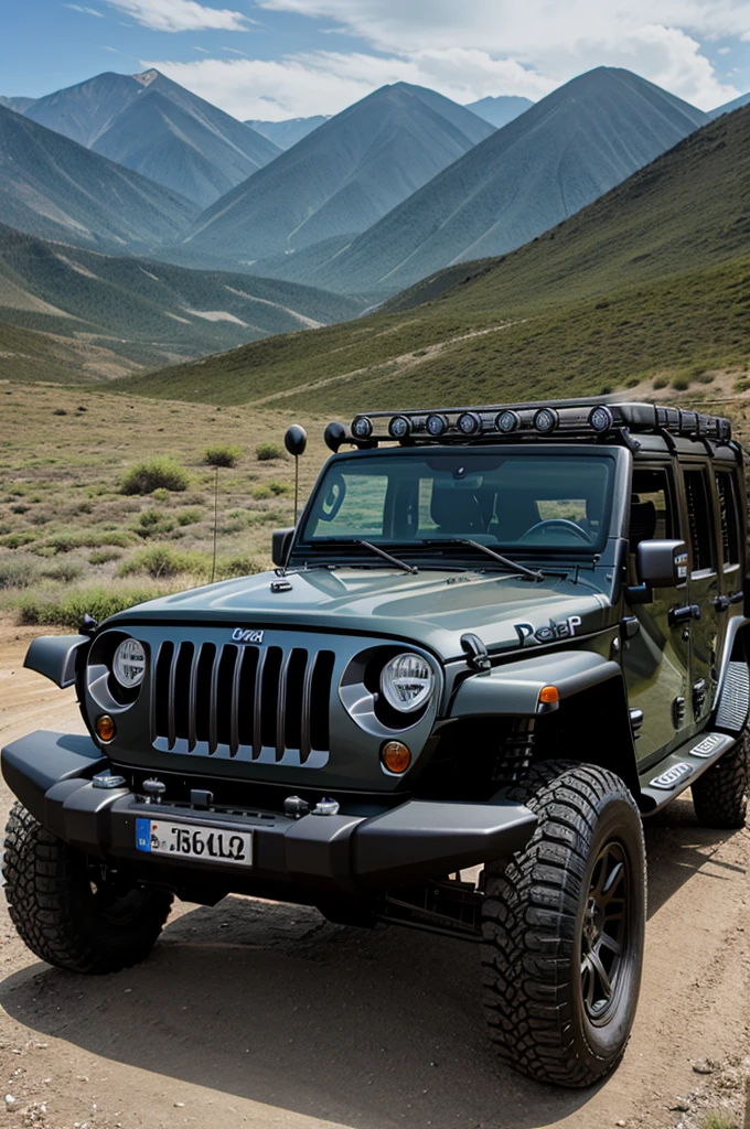 Car jeep rich look