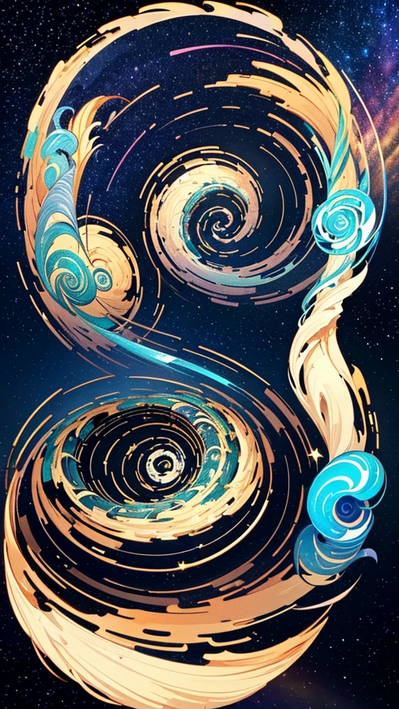 ((masterpiece))、((Highest quality))、((Realistic feel))、((landscape))、((A transparent spiral path leading to the starry sky:1.6))、Tilt Up、パステルトーンで染まったlandscape、Pitch Black、landscapeが揺れる、My mind wanderoonlight shines、Immersion、Cool blue shade、1By people、The sky is high、Aurora Color Spectrum、Scheimpflug、Dim and dim、High Contrast、Super beautiful graphics