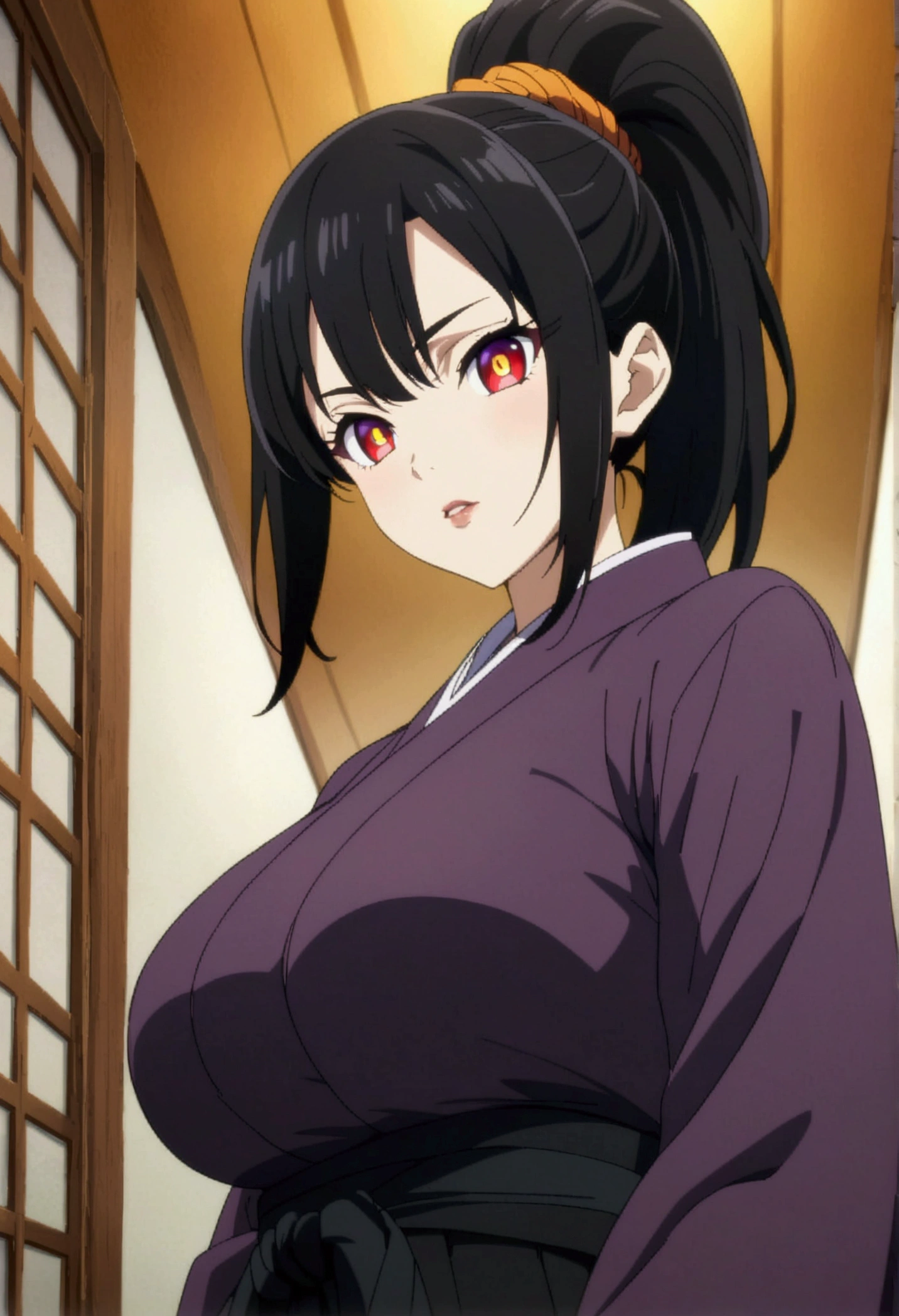 Erotica, Very sexy ass, waist, legsupms, Extraordinarily beautiful composition, erotic pose, (Body Full 1.1.), ultra sharp image, Beautiful figure, Gloomy sexy pose background, in full height, ssmile, Adorable smile, Leaning on the table, stands sideways, ultra detail face, Ultra Transparent, Nezuko Kamado from Demon Slayer, ultra sharp image, Ultra Beautiful, lovely small breasts. black hair, Transition to red, Japanese bath, Beautiful figure, taut clothes, black cape on pink kimano, big breastes, Smiling, green colored eyes, handsome body, sexy clothes, Beautiful eyes, very detailed eyes, Very detailed face, handsome body, Cherecter Desing, Sex position, Very detailed, Detailed body, Detailed hands, Detailed, Vibrants, Detailed Face, sharp-focus, WLOP, artgerm, anime art, Vibrants, Detailed Face, Hugh Details, sharp-focus, Very drooping face, A detailed eye, super fine illustration, better shadow, finely detail, Beautiful detail