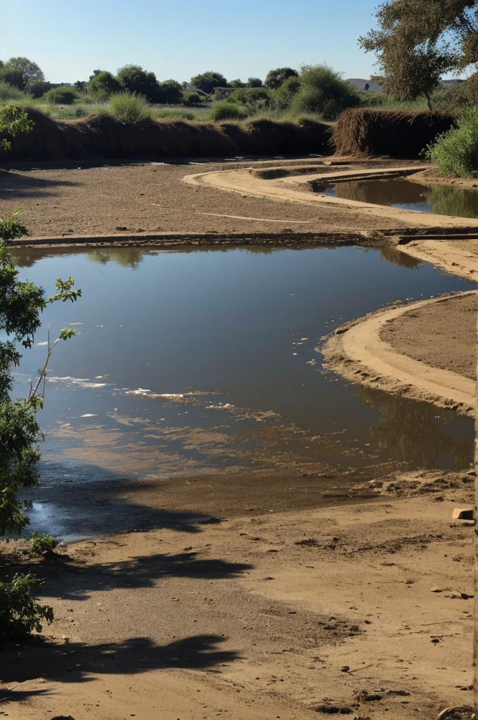 a big title that says "The water problem in my community"