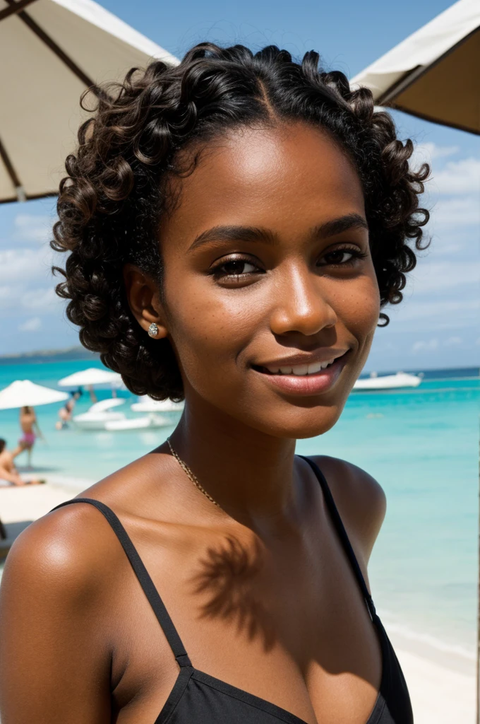 Playa bronzage , Beautiful black girl , cité visage , Big Big Big
