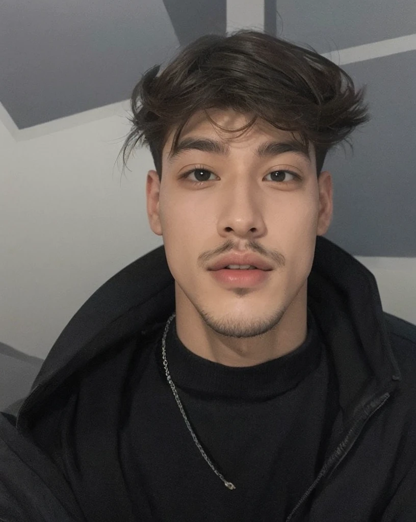 Youngh, age 25, smooth handsome goatee 