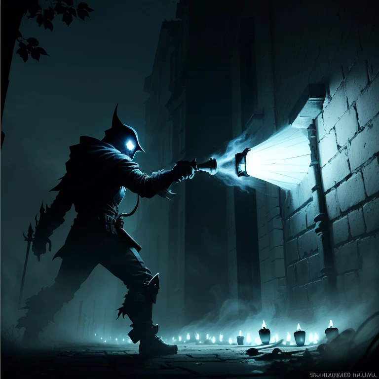 a close up of a person holding a latern in a tenebrosa room, shadowy informant, searchlight, tenebrosa!, latern on, burglar, latern, night light, paranormal latern, he is traversing a shadowy city, little people with torches, latern lighting, Search Lights, Homem misterioso, tenebrosa!!!, lurking in the tenebrosaness, mysterious glow, mysterious figure