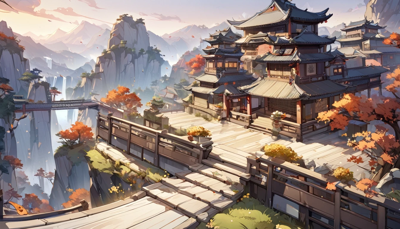 Chinese beautiful scene,landscape,Xian Xia,classical,artistic conception