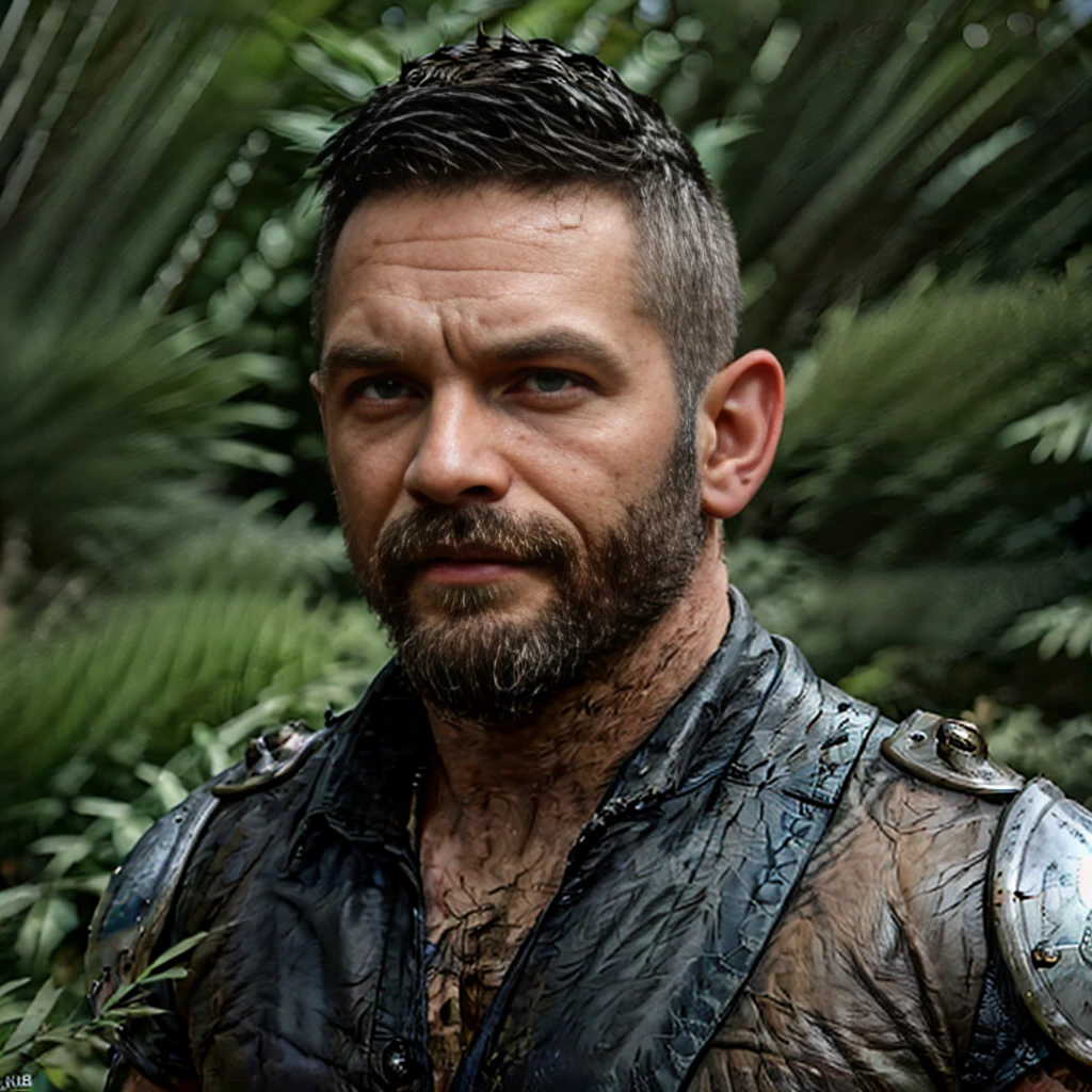 a male cleric with short faded black hair with some grey, skin shaved sides, neat trimmed beard, oval face, werewolf claw scar on face and neck, bearing battle scars, bright wolven eyes, elvish ears, tan skin, wearing dragon leather armor with dragon symbol, walking in dark forest casting lighting in one hand, graveyard in background,(best quality,4k,8k,highres,masterpiece:1.2),ultra-detailed,(realistic,photorealistic,photo-realistic:1.37),HDR,UHD,studio lighting,ultra-fine painting,sharp focus,physically-based rendering,extreme detail description,professional,vivid colors,bokeh,dark fantasy portrait,dramatic lighting,cinematic composition