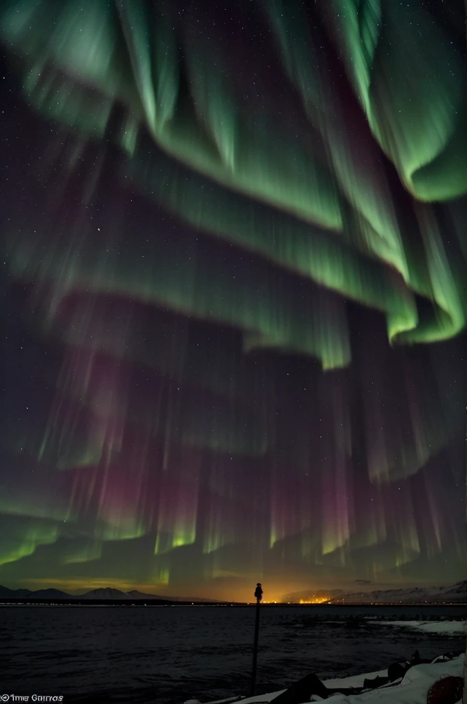 Phrase el gatisimo with an aurora