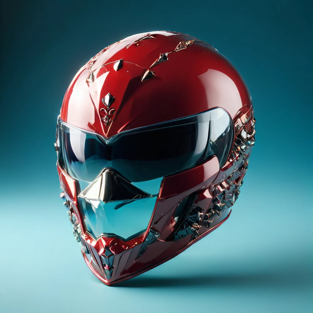 SCORPION brand helmet red color
