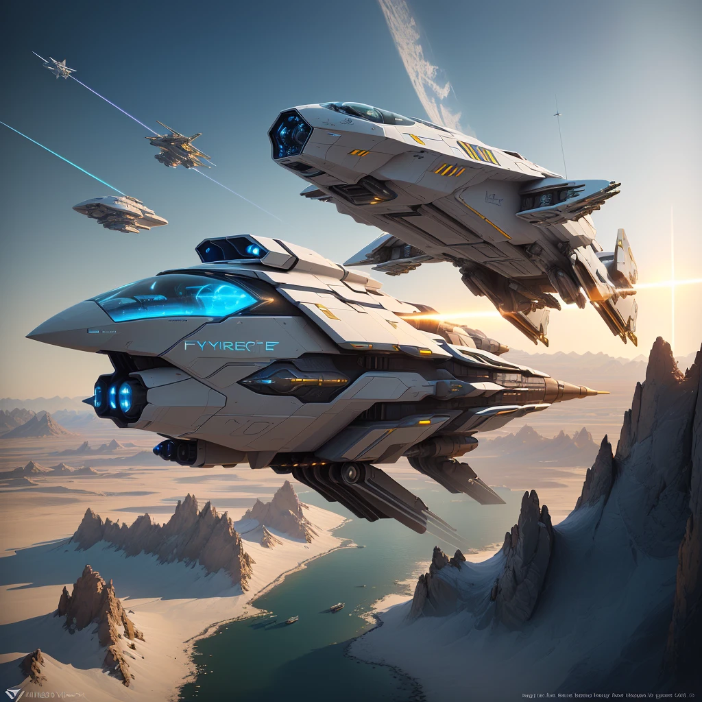 a close up of a futuristic flying vehicle in the sky, flying scifi vehicle, spaceship flies in the distance, valkyrie fighter jet, spaceship in a dry river bed, science fiction spacecraft, spaceship from the movie dune, lockheed concept art, star citizen halo, alien space ship flying in space, futuristic starship, star citizen digital art, spaceship in the sky, futuristic vehicles