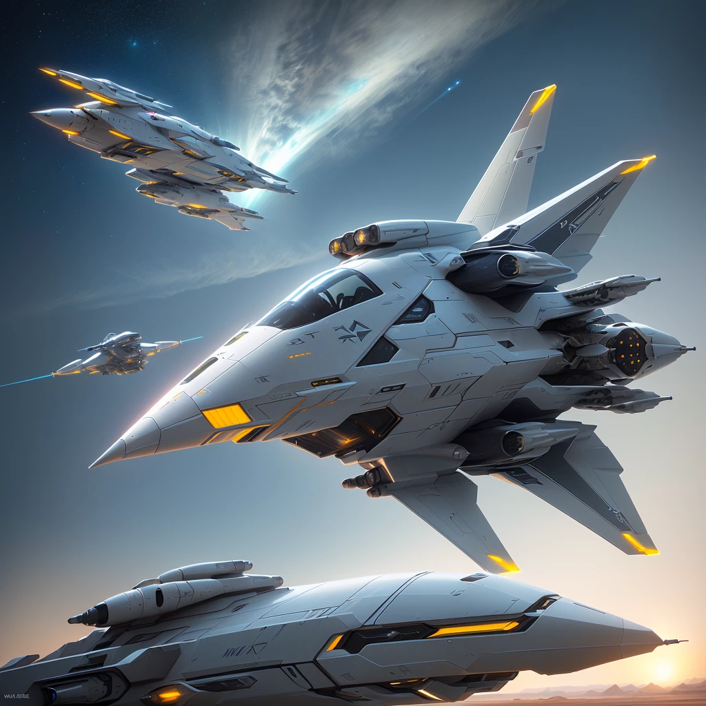 a close up of a futuristic flying vehicle in the sky, flying scifi vehicle, spaceship flies in the distance, valkyrie fighter jet, spaceship in a dry river bed, science fiction spacecraft, spaceship from the movie dune, lockheed concept art, star citizen halo, alien space ship flying in space, futuristic starship, star citizen digital art, spaceship in the sky, futuristic vehicles