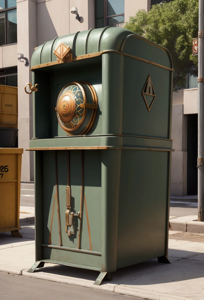 Art deco dumpster