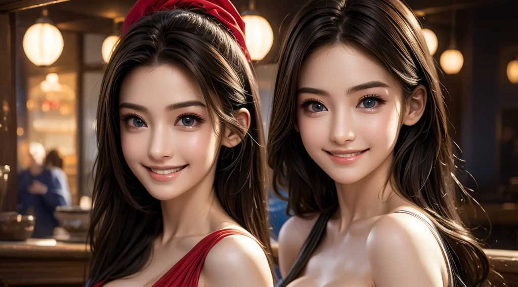 ((masterpiece, highest quality, Best image quality, High resolution, Realistic, RAW Photos, 8k)), Retro games, Nintendo, Sega, Namco, Capcom,Big and cute eyes、Charming smile、Very beautiful and sexy in every detail、7-Head Beauty、Sexy Costumes