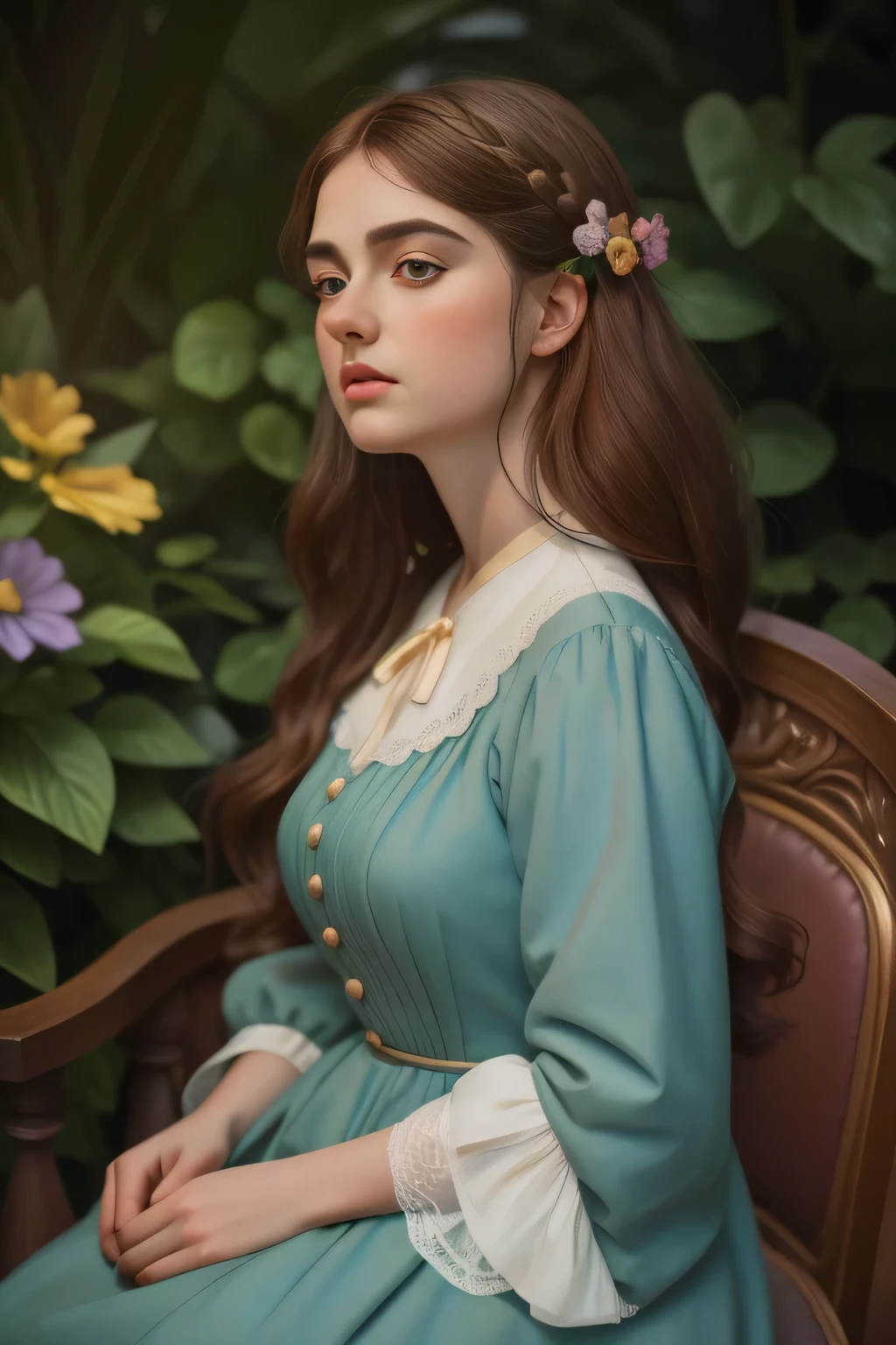 best quality,4k,8k,highres,masterpiece:1.2,ultra-detailed,realistic:1.37,mesma garota 1885,england,Pre-raphaelite,portraits,16-year-old,nude,Alexandra Daddario,boarding school gardens,1880s scene,nude,1880s hairstyle,vivid colors,HDR,studio lighting,sharp focus,physically-based rendering,extreme detail description,professional,bokeh,landscape,horror,anime,sci-fi,photography,concept artists,colored,soft lighting,rich color tones,gentle shadows,pastel colors,