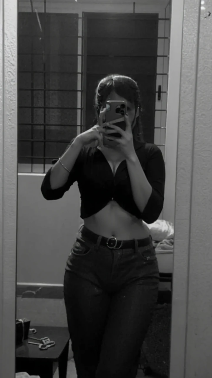 make the figure slime and show some cleavage and make hips very big and make thigh tigh and breast seemms nude