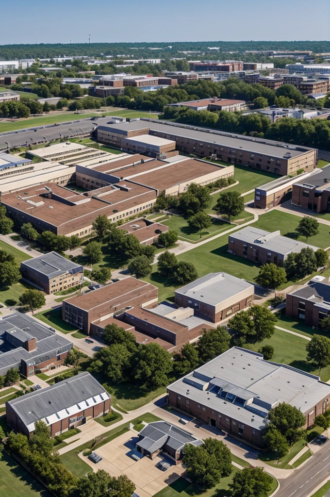 Various school buildings