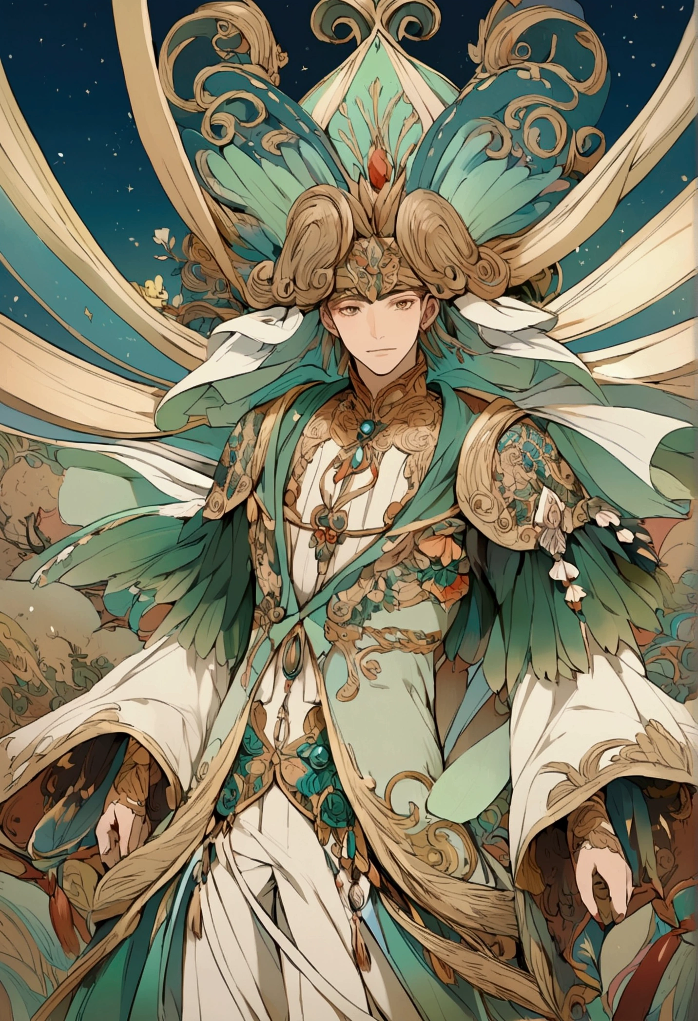 A hansham boy in the sky beutiful boy