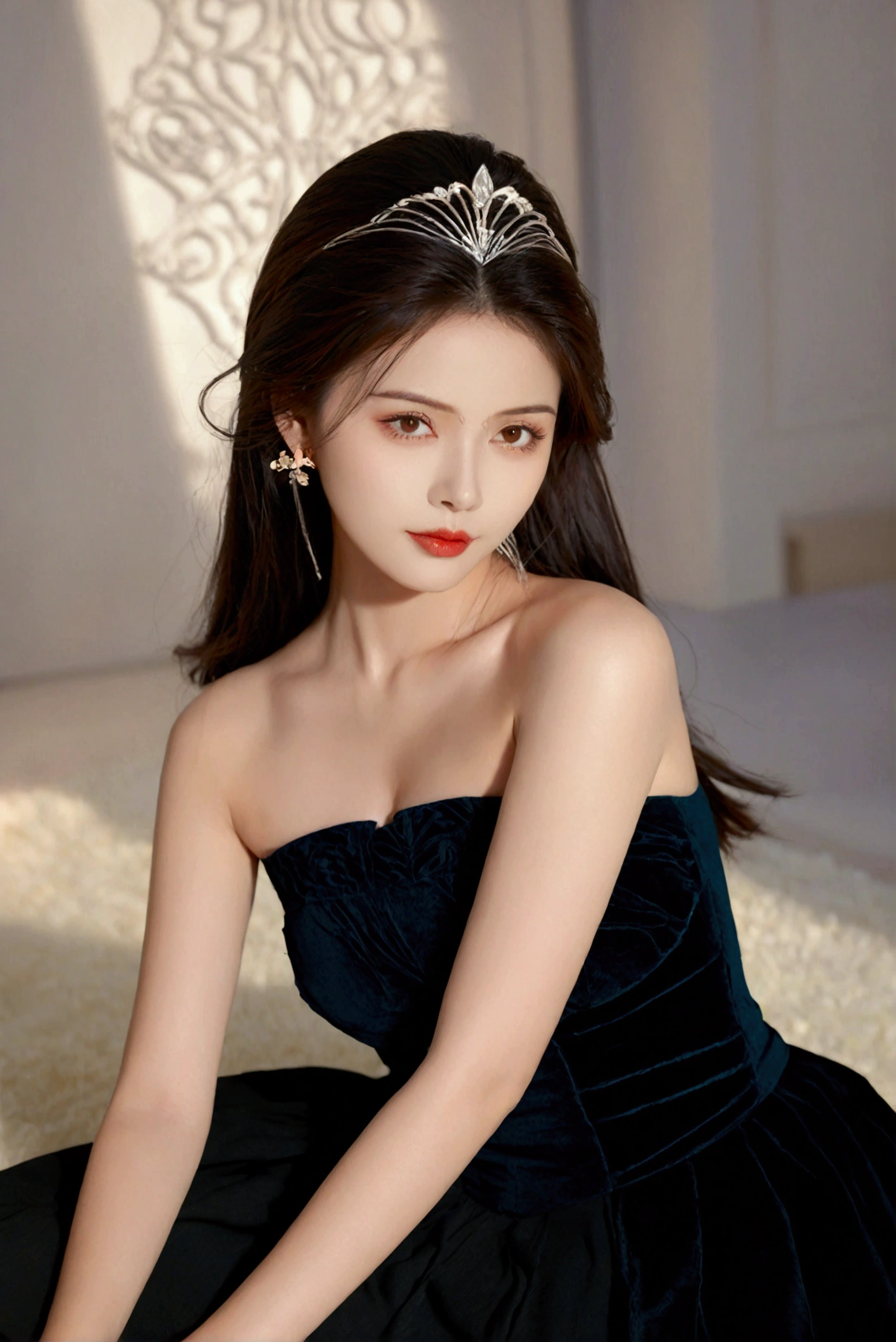 high quality,Excellent Works,beautiful princess,Elegance and nobility,Complex lines,Gorgeous details,Pastel color scheme,Subtle Gradient,Combining art and mathematics,Ultra Detailed,Trend at Artstation,Clear focus,Studio photography,Intricate details,Very detailed,center,Perfect symmetry,Vibrant colors,Pure white background,