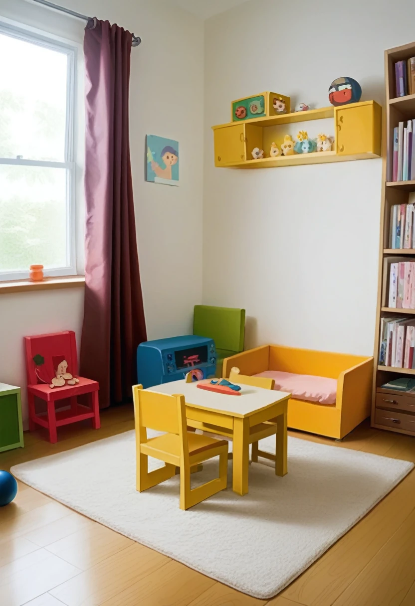 Objective Musical Corner: Stimulate the auditory and tactile senses of boys and girls from 0 to through the use of different musical instruments.
Corner description:
Physical environment: This corner would be located in a quiet area of the classroom, away from noisy distractions to allow better concentration on music, being an open space with good natural lighting and acoustics suitable for music, In addition, the organization of this would have a padded mat on the floor so that the children can sit and move freely.. Low shelves to make instruments accessible, with furniture of small chairs and cushions for greater comfort, low tables for musical activities, with decorations on its walls of musical notes and instrument figures, with soft and warm colors to create a cozy atmosphere.
natural environment: In this space, ventilation is very important by having windows that allow the entry of fresh air and natural light., with decoration of plants in small pots adding freshness, también se incluyen instrumentos hechos con materiales naturales como maracas de semillas y drums de madera para el uso de las distintas actividades por realizar con los más pequeños.
Social environment: Infants in this space will be able to interact with others, promoting group work and the development of social skills, with the development of different collaborative activities that require the joint participation of boys and girls, how to play in a small orchestra, always in the presence of an adult to guide and support the different musical activities, promoting an environment of trust and security in these.
Materials Simple musical instruments such as: maracas, drums, Jingle Bells, Tambourine, xylophone among others.
CD or music player: to play nursery rhymes and soft melodies.
small chairs, cushions and padded rug: so that the little ones can sit