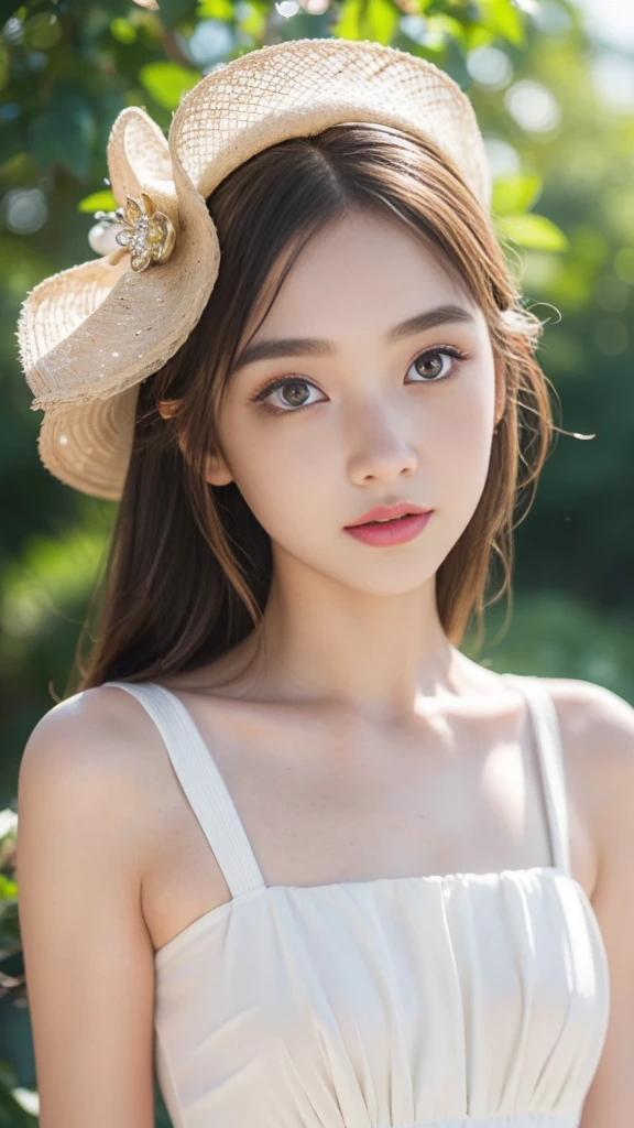 ((Super detailed)),((Bright Eyes)), (Fine grain) , 8k, Shiny Shiny, (Little fake freckles makeup girl), ((Realistic Skin)), ((Two straps detailing the dress' shoulders)) , ((Glossy facial skin)),Longhair Blond hair curly hair、 Vibrant Lost Draw Pastel, rossdraws cartoon vibrant, style anime 8k, Beautiful portrait, artgerm colorful!!!, ! Dream Art Germ, Beautiful Anime Girls, styled Digital Art, art wallpaper 8k, Digital Art, Highly detailed art gallery,Beautiful big breasts:1.3、Central part、alley、In front of school、Model full body shot、A high school girl in her fashionable winter . She is wearing a lively colored blazer with matching skirt, a cozy sweater, and even a trendy sailor-style collar. Completed with enticing extras like a playful school scarf, stylish gloves and an elegant school purse.(High school girl uniform)((Cherry Blossom Tunnel))(Cherry blossom petal snowstorm)