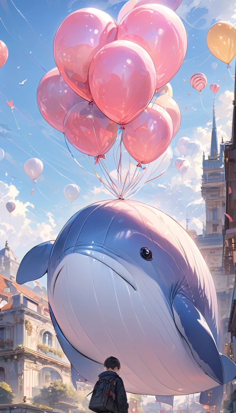 Masterpiece, Detailed Description, Whale shaped balloon